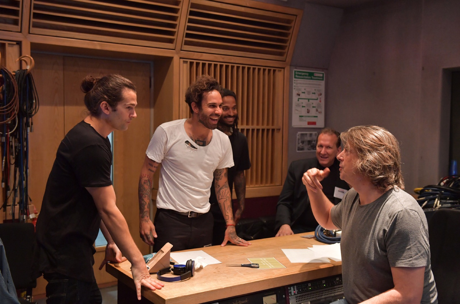 Fever 333 in the Maida Vale studio